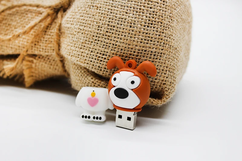 Reboto мультфильм USB флешка 4 ГБ 8 ГБ 16 ГБ 32 ГБ 64 ГБ флэш-диск милые собачки; домашние питомцы собака мини Портативная карта памяти U диск для ПК