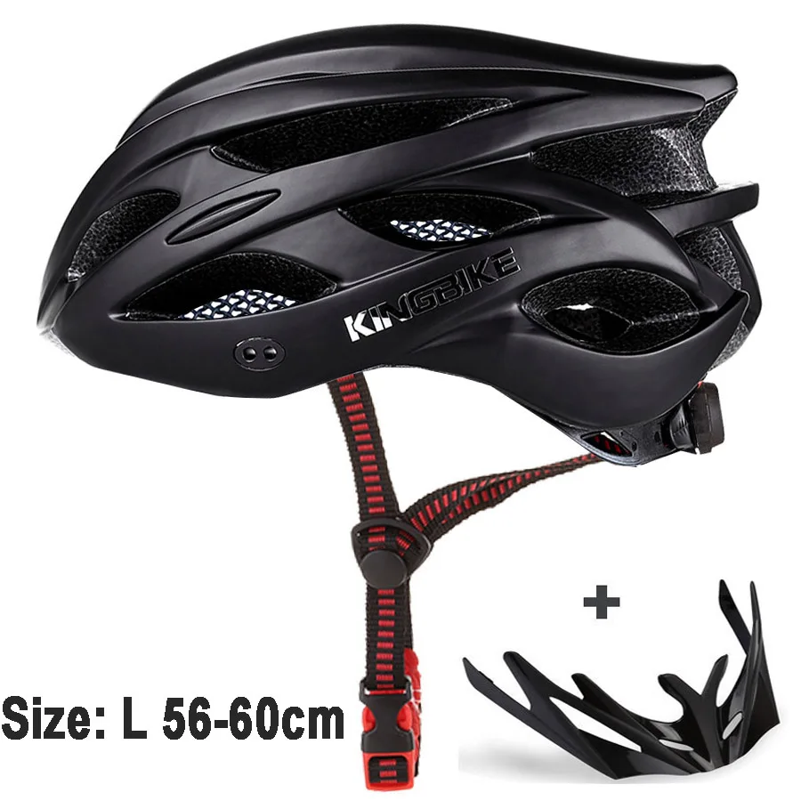 BATFOX велосипедный шлем ультралегкий велосипедный шлем цельный велосипедный шлем дорожный горный MTB шлем 56-62 см Casco Ciclismo - Цвет: 652-black