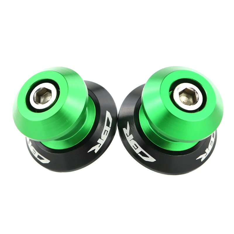 green Для CBR600RR 2003-2006 2007-2009 2010-2012 2013 качели ползунки для рук катушки стенда бобины ЧПУ Алюминий из алюминиевого сплава - Цвет: green