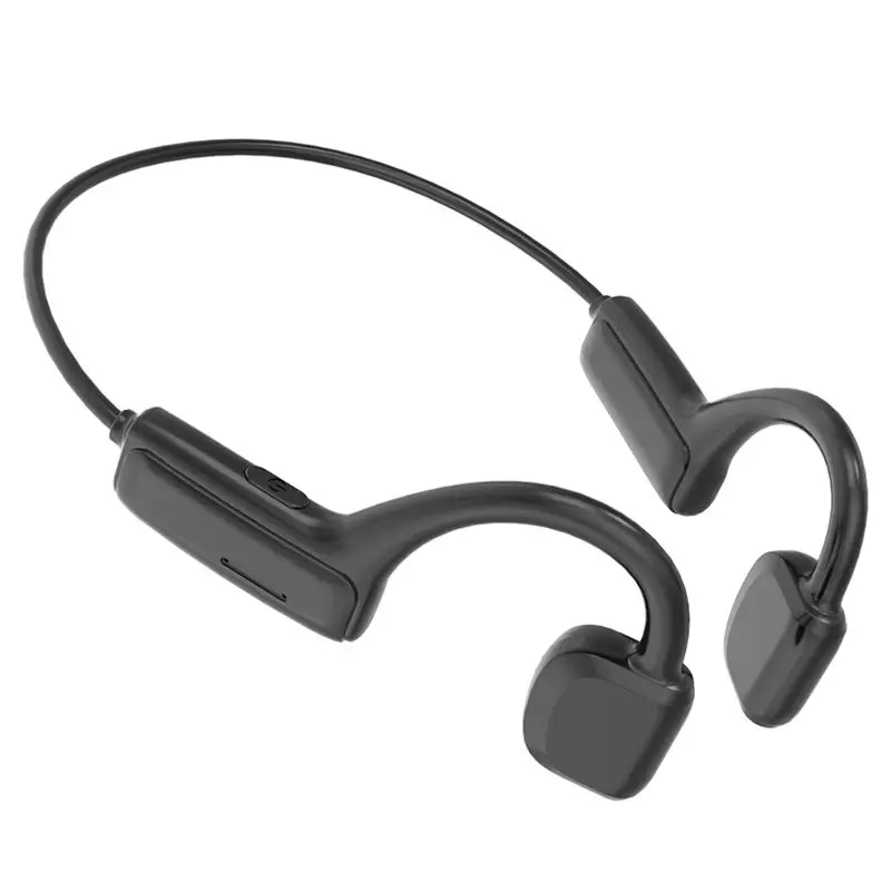 G1 True Bone Conduction Earphone Waterproof Wireless Bluetooth Headphone with Microphone Sports Not in Ear Headset