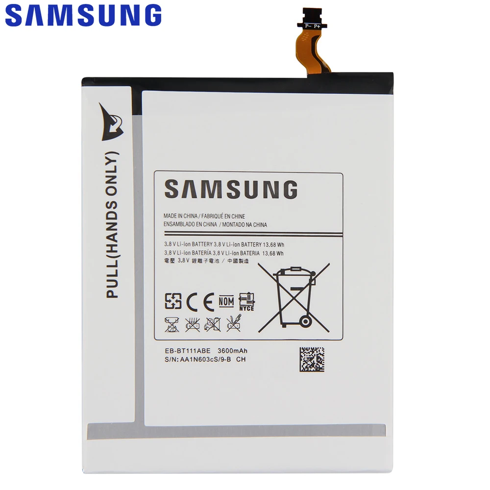Оригинальная Аккумуляторная батарея SAMSUNG фотосессия телефон Samsung Tab3 Lite 3600