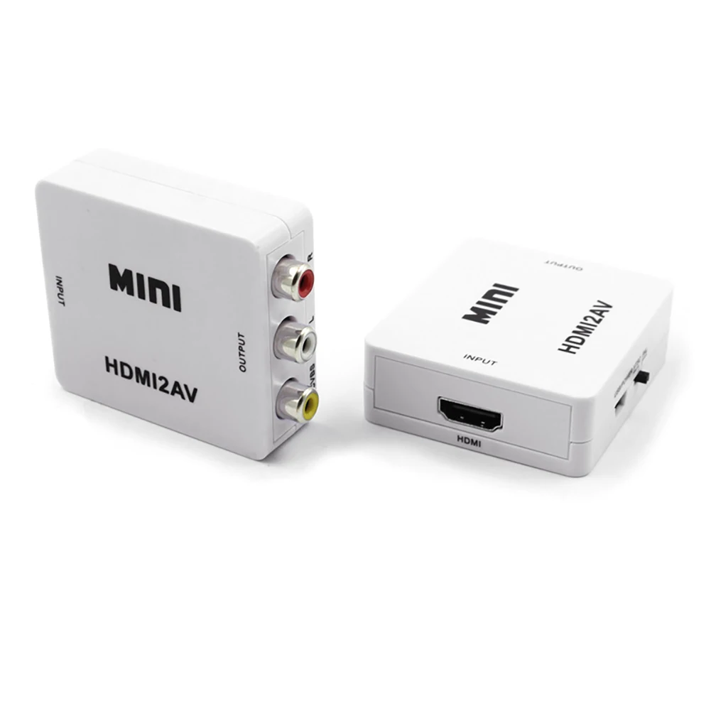 Мини HDMI к 3RCA CVBS композитный видео AV конвертер адаптер ТВ PS3 VHS и VCR D LK