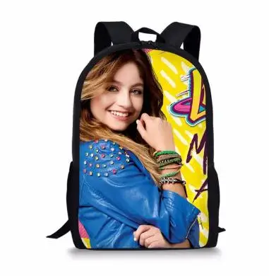 Школьные сумки Soy Luna с рисунком, школьный рюкзак для девочек и мальчиков, ортопедический школьный рюкзак, рюкзаки, Детская сумка для книг - Цвет: Picture color