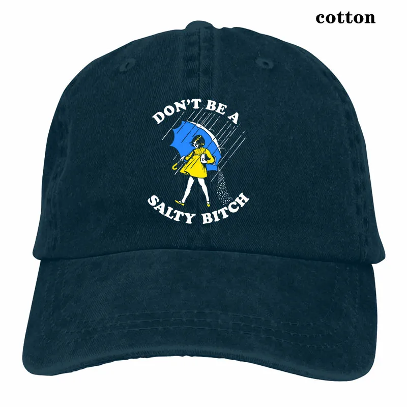 Dont Be A Salty Bitch бейсбольная кепка для мужчин и женщин, Кепка-Дальнобойщик, модная Регулируемая Кепка - Цвет: 3-Navy
