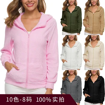 

Explosion Models Women Plush Sweater Women Autumn Lambskin Velvet Ladies Jacket Winter куртка женская
