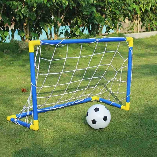 Kids Outdoor Toy Football Mini Toy Football Goal Toy Set Kids Soccer Goal Pool Set for Toddler Boys and Girls 3 Kids Ball Toy 1