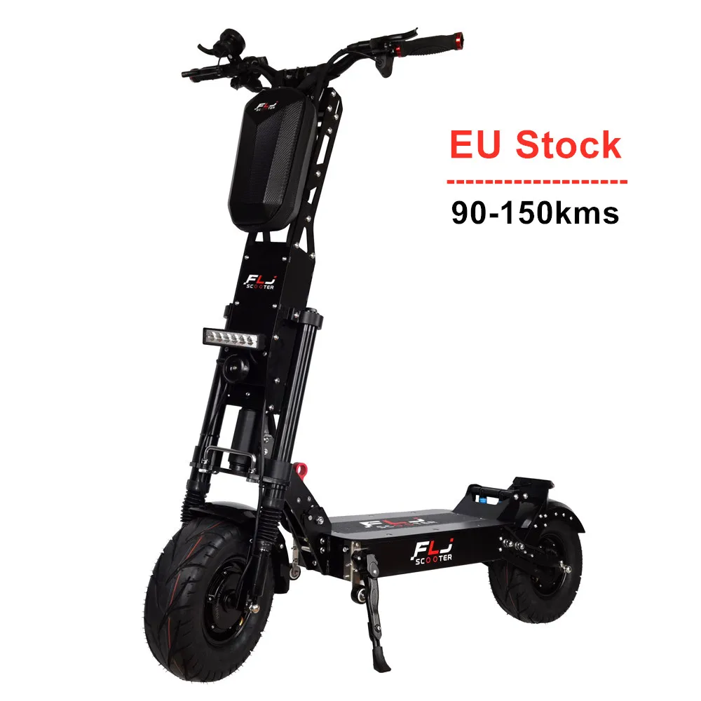 

FLJ Upgraded 13inch wheels 60V 6000W E Scooter with 90-150km range speed Dual engine e bike Fat tire motorcycle electric Scooter