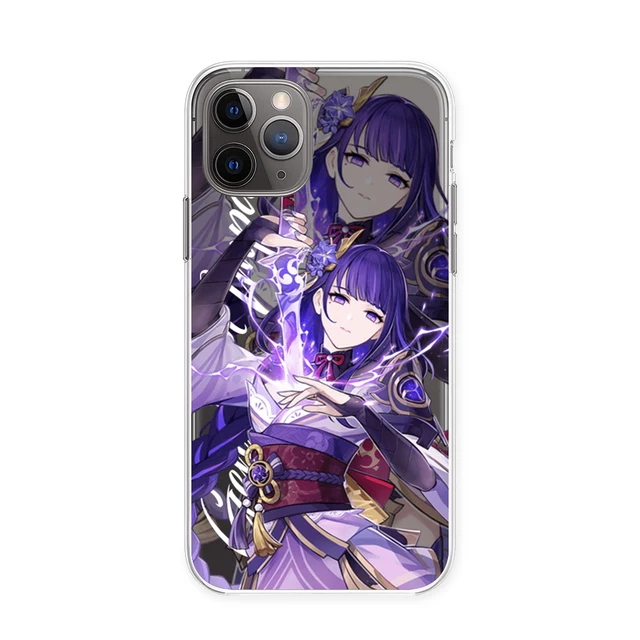 Hot Genshin Impact Transparent Mobile Phone Case For IPhone 13 12 11 Pro Max Xs X Xr 7 8 Plus Personality DIY Desin Clear Cover A1