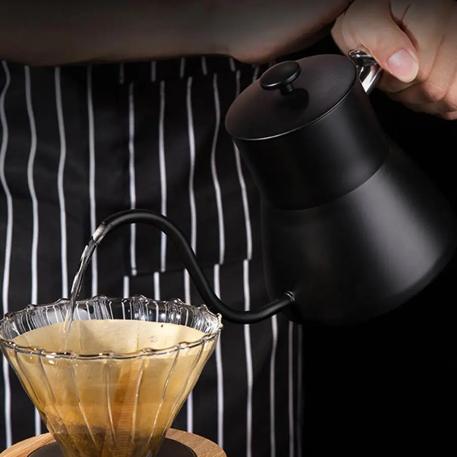 Moka чайник из нержавеющей стали, залейте капельный кофе, чайник, домашний кухонный чайник, инструменты для приготовления чая, молочный кувшин для кофе