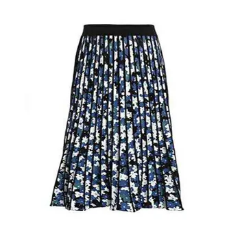 

5、2020 New Woman Spring And Summer Printed Pleated skirts femme jupes moda donna gonne faldas largas jupe longue kobieta kobieta