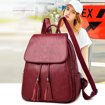 

High Quality Women Backpack Leather Designer Backpack Travel Fashion Bags for Women Luxury Large Backpacks Mochila Para Hombre