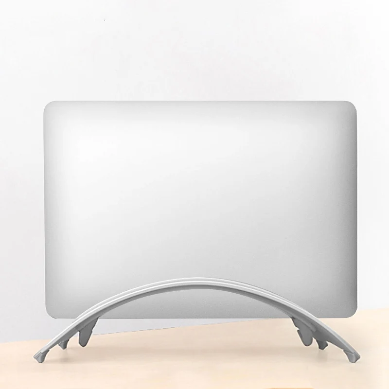 Серебристая подставка для ноутбука из алюминиевого сплава для Macbook Air 11 13 Pro retina 12 13 15 Вертикальная Базовая настольная подставка для ноутбука