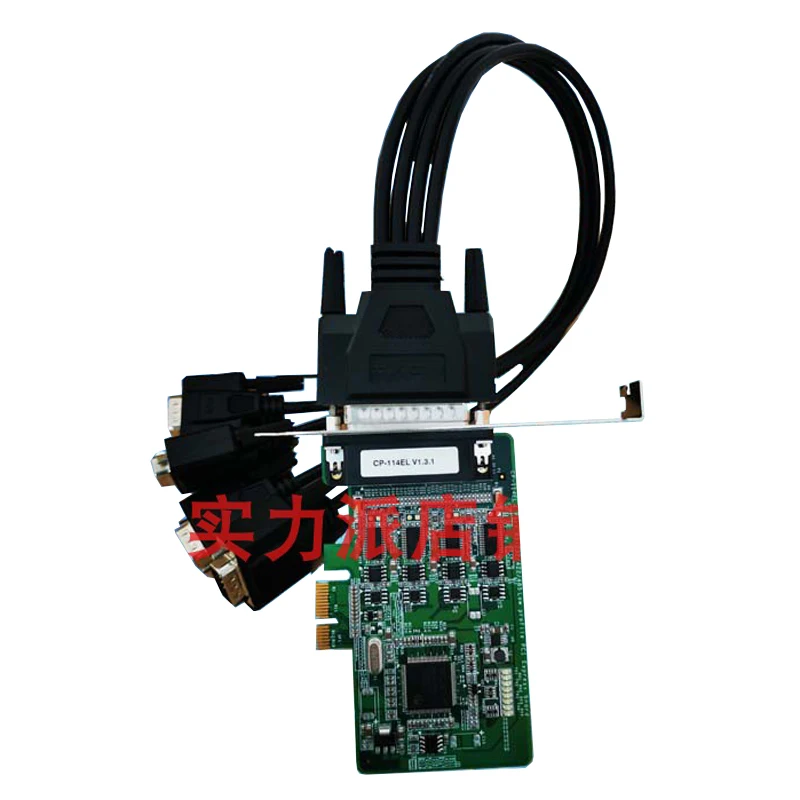 Новый оригинальный пятно фотографии для мокса CP-114EL RS-232/422/485 PCI-E 4 серийный Порты и