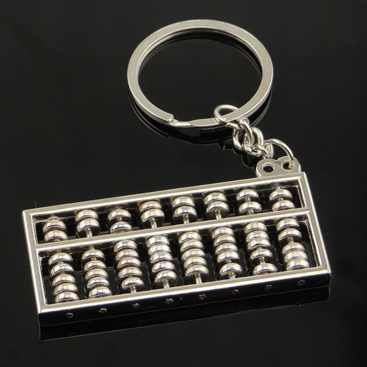 

Abacus Metal Keychains Creative 8 for Abacus Cai Key Pendants Activity Customizable Gift Factory Direct Supply