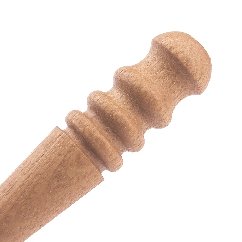 

Professional Leathercraft Leather Edge Slicker Burnisher Wooden DIY Tool Kit Set
