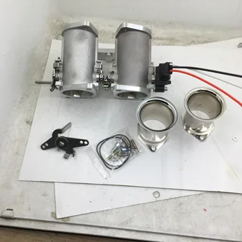 

SherryBerg FAJS throttle bodies INJECTION 50IDF pattern 50mm EFI Weber FOR VW audi Gemini Escort Datsun w air horns+TPS & cable