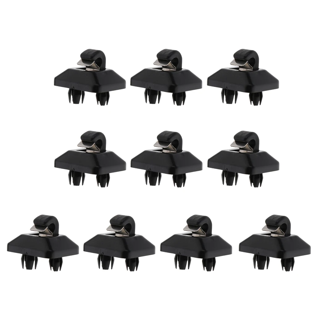 10 Pieces Car Sun Visor Clip Rivet Retainer Fastener For Audi A4 B6 B7