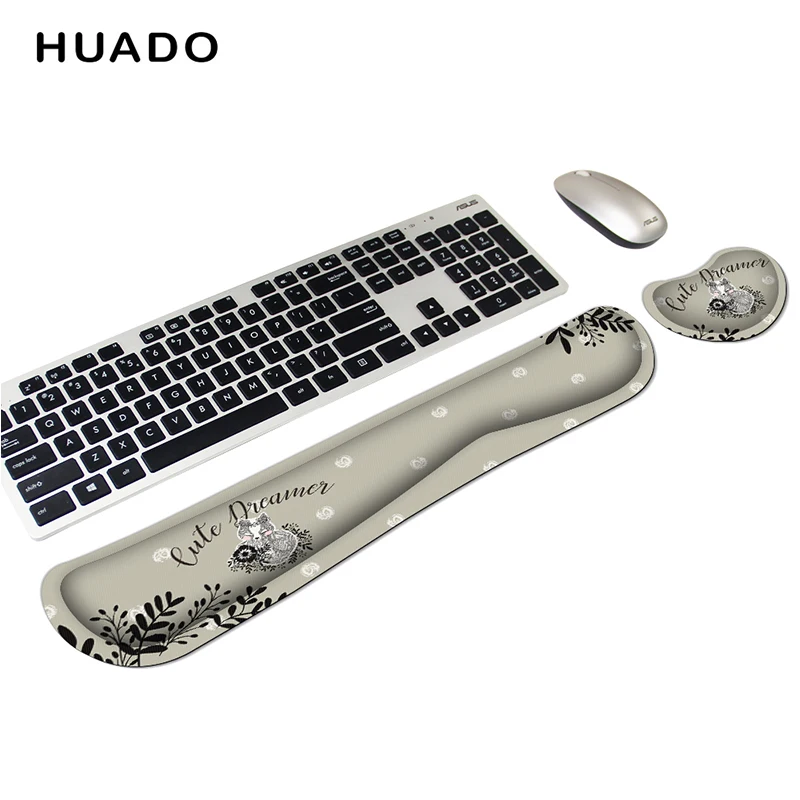 C Keyboard Wrist Pad Hand Wrist Keyboard Support Comfortable Wrist Rest Pad for Laptop Support Customized - Цвет: C