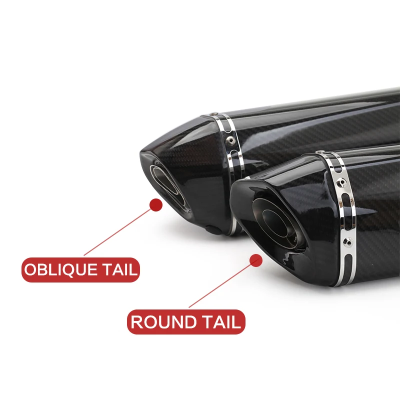 Motocicleta modificado Tubo de escape todo o Grande carbono hexagono 51 Linhas Порто adequado para CB400 z750 Z800