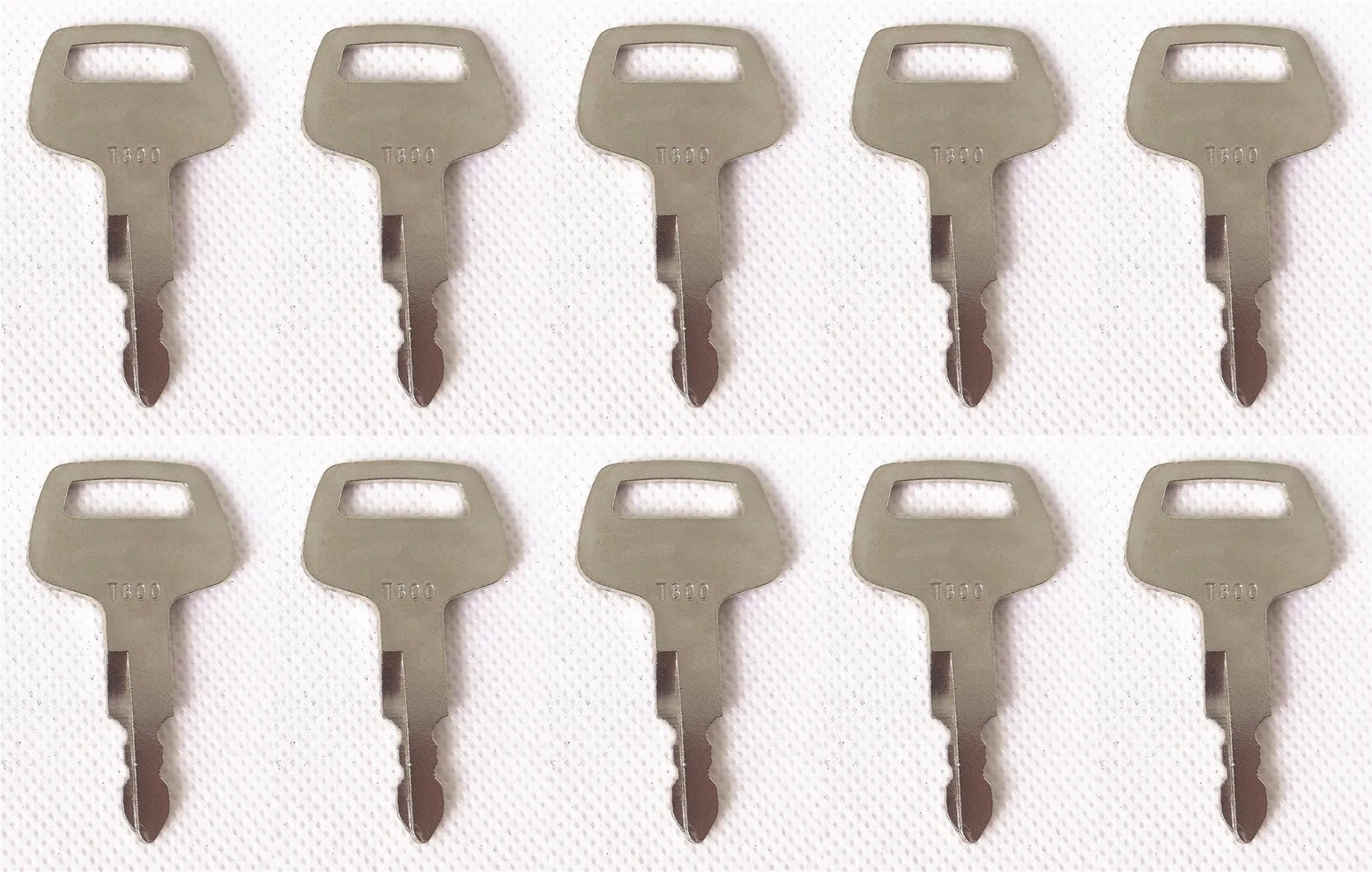 10pc For TCM T800 Keys Heavy Equipment Loader Ignition Key