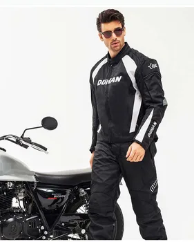 

600D Oxford motorcycle jacket DUHAN with warm lining knee ,Moto racing jackets motorbike clothes Black M L XL XXL XXXL
