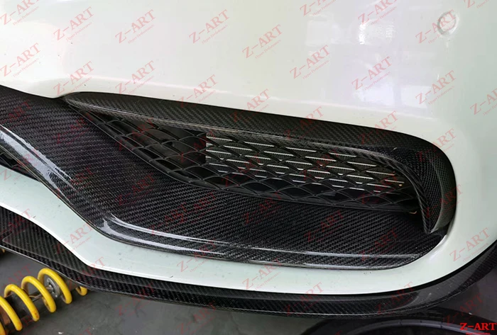 Z-ART Передняя Губка из углеродного волокна для AMG C63 передний спойлер из углеродного волокна для W205 C63 Передняя Губка из углеродного волокна