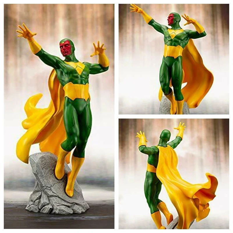 ARTFX+ Marvel Мстители VISION 1/10 ПВХ фигурка игрушки Brinquedos Фигурки Модель подарок