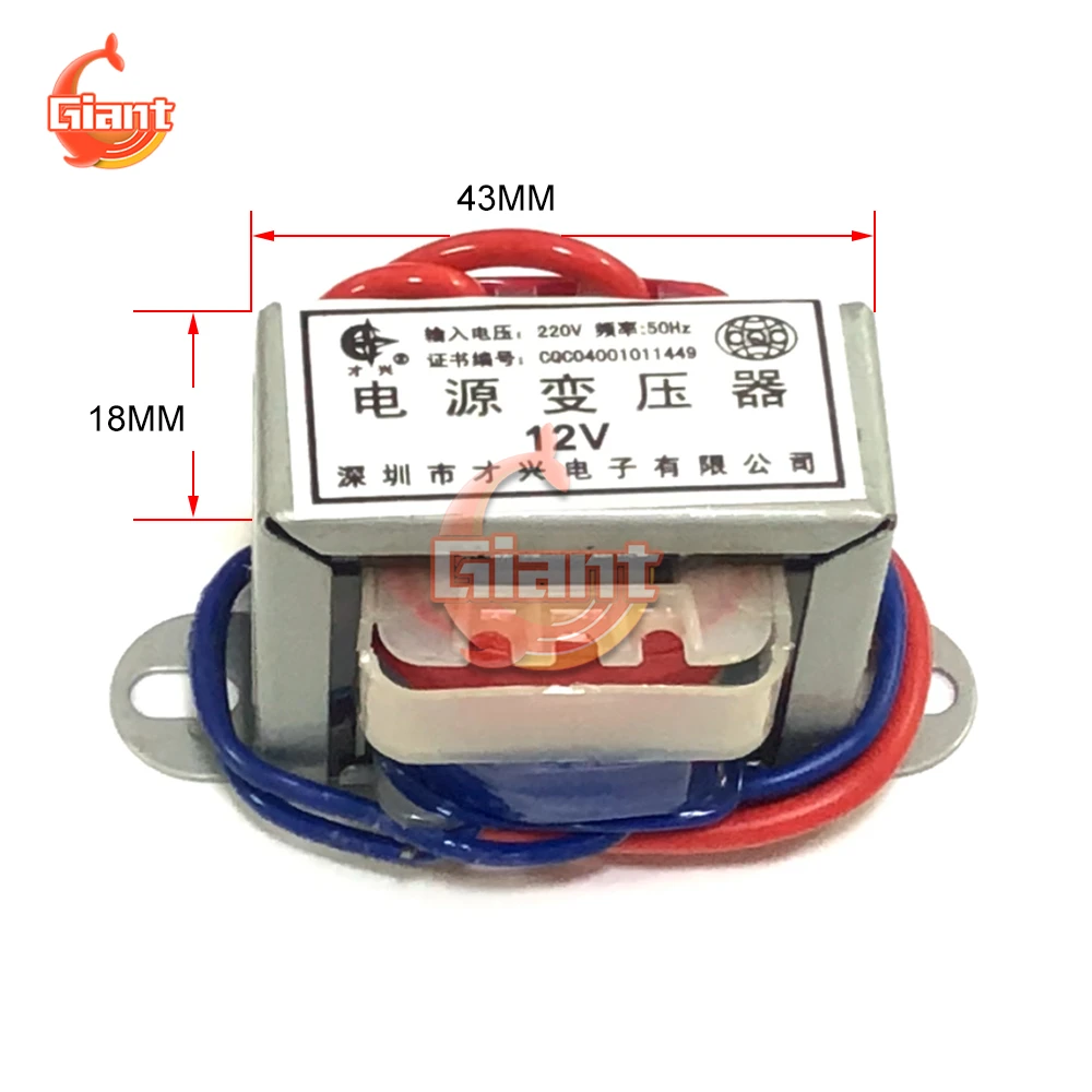 Power Transformer High Precision AC220V To AC24/15/ 12/ 9V /6V Power Transformer 3W Single Voltage 2-Wire Output AC-AC Step-Down Power power transformer