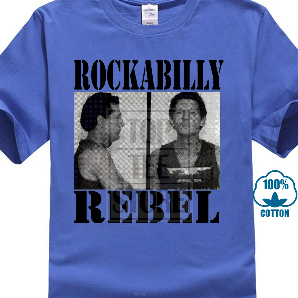 Мужская летняя футболка Jerry Lee Lewis Rockabilly Rebel Foto Archivo с 3D принтом коротким рукавом|men