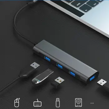 

4 in1 USB C Hub Adapter Dongle for MacBook Air Pro and Other Usb Laptops