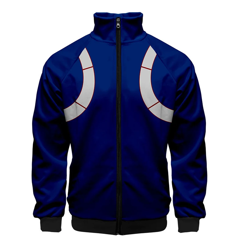 Promotion Cloudstyle Men's 3d Jackets Japanese Comic Character Hero Slim Fit Jackets Cosplay Harajuku Men Jackets No Hooded XXS-4XL