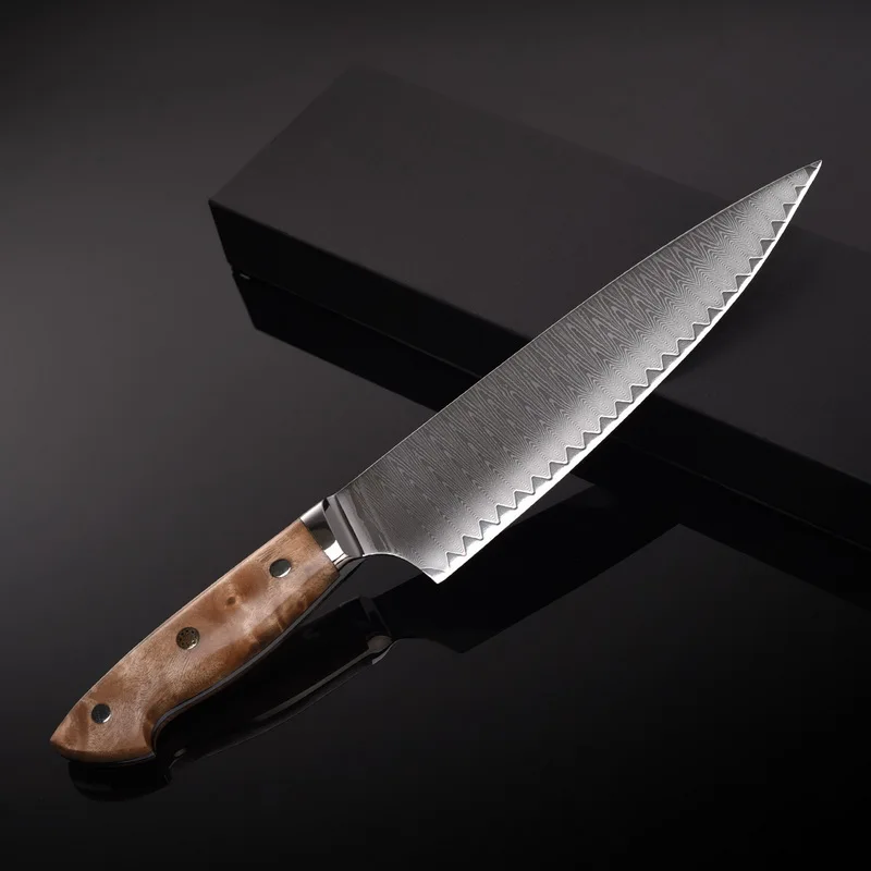 High Quality Kitchen Knives Chef Vg10 Damascus Steel Japanese Knife Cook Butcher Handmade Knives Meat Fish Cleaver Sharp Knife Kitchen Knives Aliexpress
