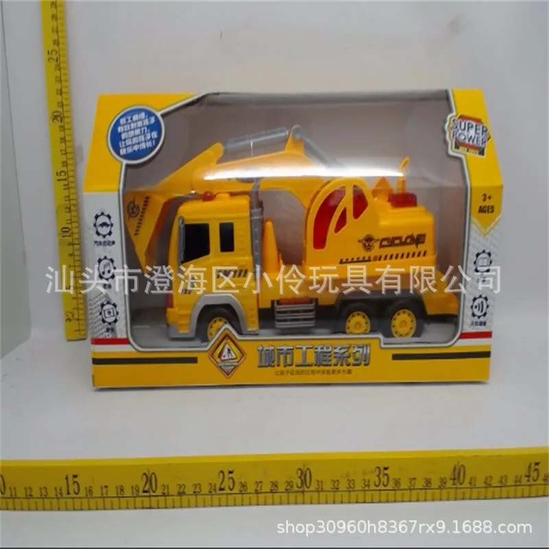 

Children Engineering Vehicle Car Model Toys with Music Light Inertia Model Engineering Vehicle Cement Truck Excavator