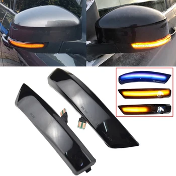 

2pcs Dynamic Turn Signal Light LED Side Wing Rearview Mirror Indicator Sequential Blinker For Ford Focus 2 3 Mk2 Mk3 Mondeo Mk4