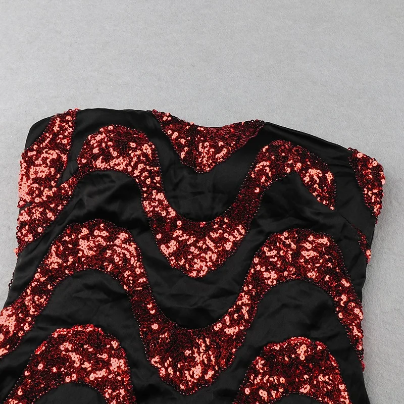 VC,,, волнистое платье с блестками и рюшами, Vestidos, сексуальный бюстгальтер без бретелек, знаменитостей, вечернее платье макси для вечеринки