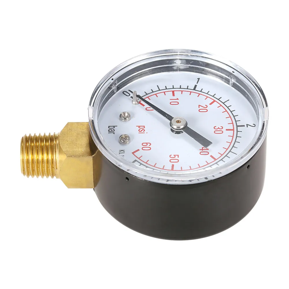 50 мм Манометр 0 ~ 60PSI 4 бар бассейн фильтр датчик давления воды гидравлический
