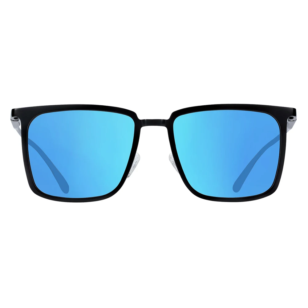 BARCUR поляризационные Квадратные Солнцезащитные очки для мужчин алюминиево-магниевые солнцезащитные очки для wo мужчин подарок с коробкой