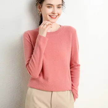 

Turtleneck Cashmere Sweater 2020 Autumn Pull-over Worsted cashmere sweater loose-fitting sweater
