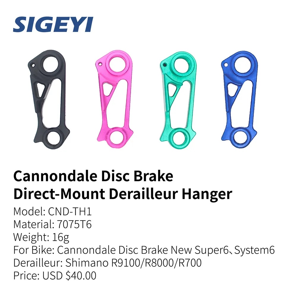 Deragliatore Posteriore Della Struttura Della Bici Della Strada Sigeyi Supporto Diretto Cnd-Th1 Cnd-Th2 Supersix, System Six, R9100/R9170/R8000/R8050/