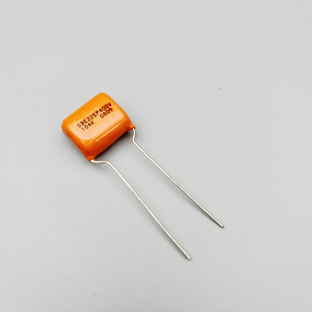 SBE Orange Tone Capacitor CDE225P 104K 0.1UF 400V Electric Guitar Bass Cap MADE IN USA