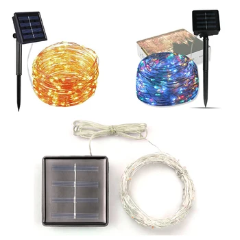 

10M Solar String Lights Outdoor Waterproof LED Decorative Copper Wire 8 Modes Fairy Light for Garden Party Wedding Christmas