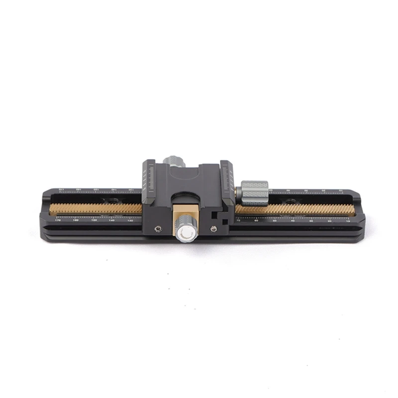 Macro Focusing Rail Slider Close-Up Shoot Head with Arca-Swiss Fit Clamp Quick Release Plate for Tripod MR-180 180Mm