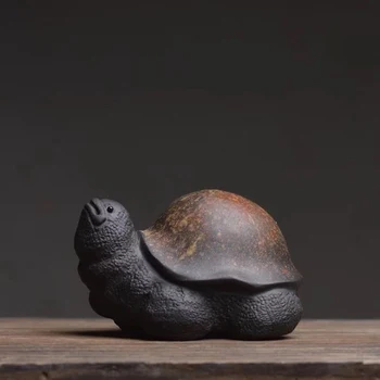 

LUWU purple clay teapets tortoise tea decoration yixing zisha tea play