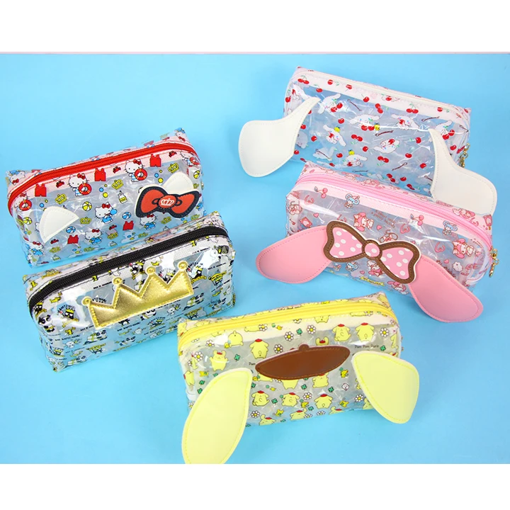 Sanrio HelloKitty My Melody Cosmetic oroll pompomparin косметичка Женская водонепроницаемая дорожная сумка для стирки сумка для хранения косметики пенал
