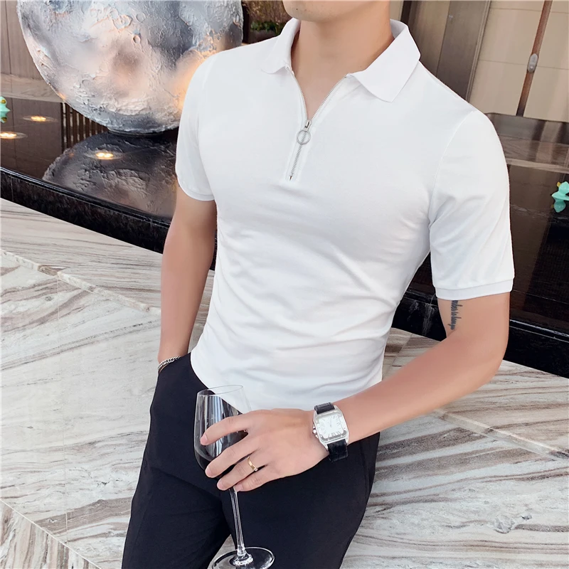 20 Summer Korean Style men Polo Shirt 