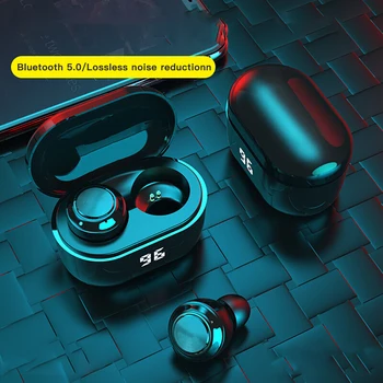 

TWS Bluetooth 5.0 Earphones with Charging Box Wireless Headphone In-Ear Stereo Sport Waterproof Earbuds Headsets With Microphone