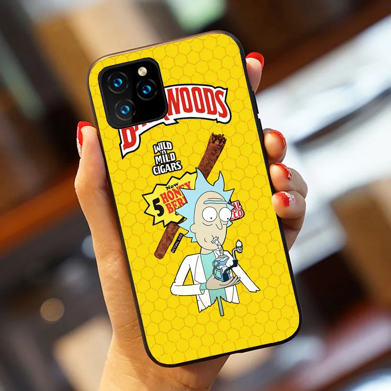 TPU Мягкий ТПУ чехол для телефона Rick marty Backwoods Thrasher для iphone 5S SE 7 7Plus 6S 8 Plus 11 11PRO XS MAX XR черный чехол - Цвет: TPU