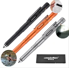 

LED Lighting Tactical Pen Tungsten Steel Self-Defense Tactical Survival Pens Multifunction Broken Window Whistle Pen