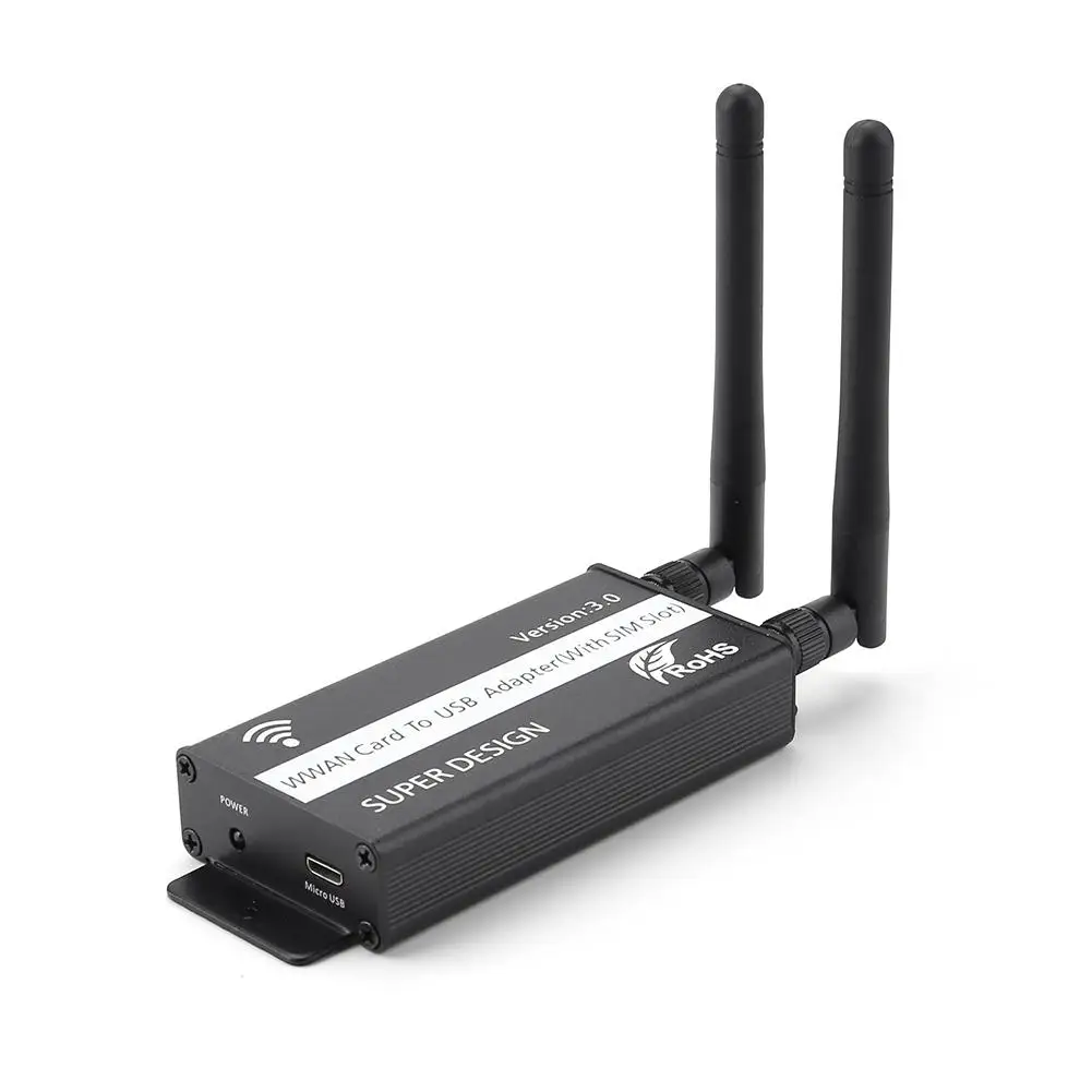 Pci-e pci-express para adaptador usb com slot para cartão sim para módulo wwan/lte