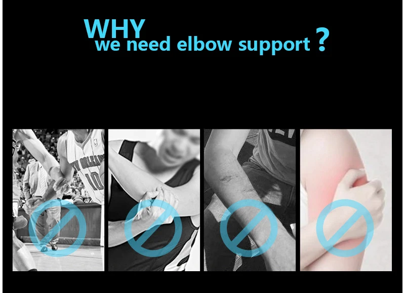 New Knitting Elbow Support Elastic Gym Sport Elbow Protective Pad Absorb Sweat Sport Basketball Training Arm Sleeve Elbow Brace